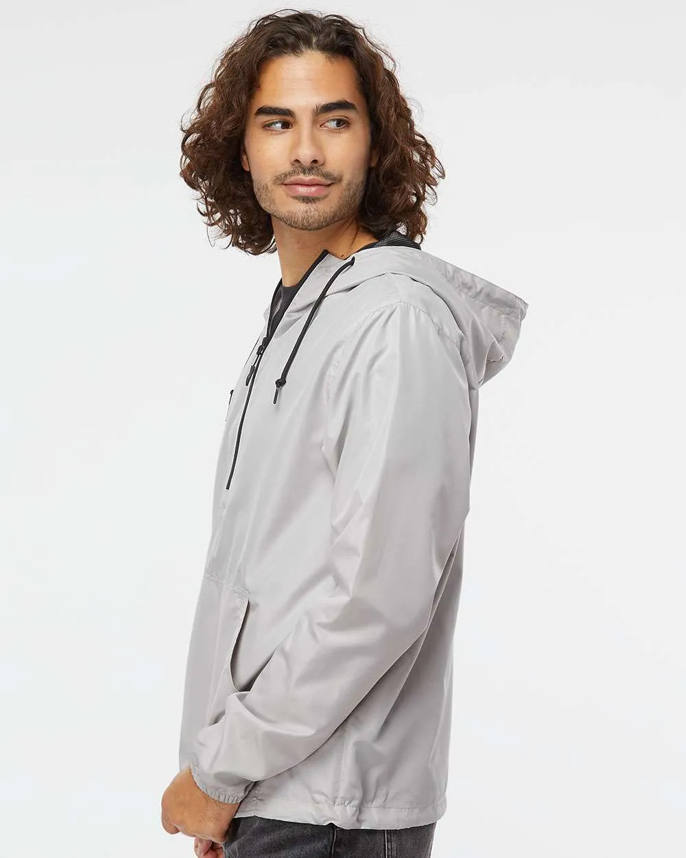 Independent Trading Co. Lightweight Windbreaker Pullover Jacket