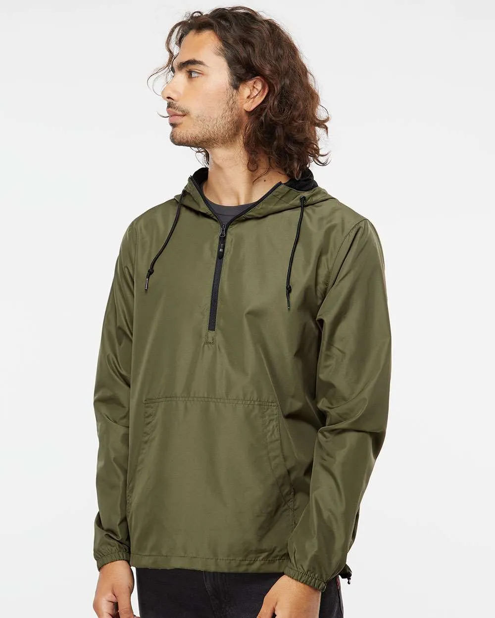 Independent Trading Co. Lightweight Windbreaker Pullover Jacket