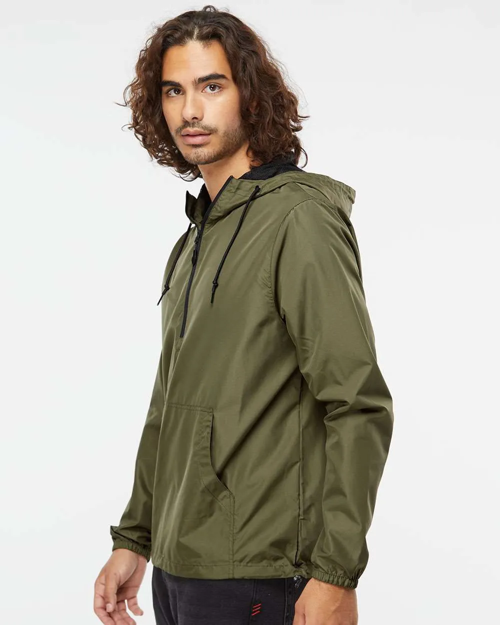 Independent Trading Co. Lightweight Windbreaker Pullover Jacket