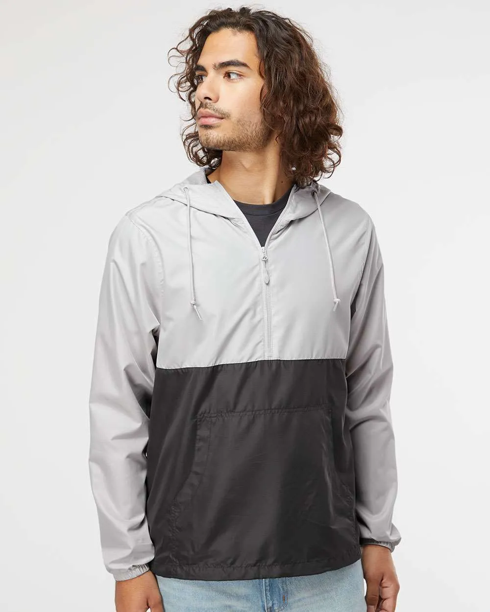 Independent Trading Co. Lightweight Windbreaker Pullover Jacket