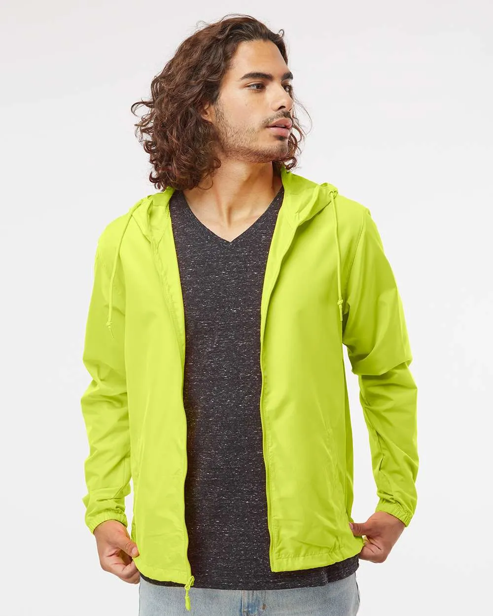 Independent Trading Co. Water-Resistant Lightweight Windbreaker