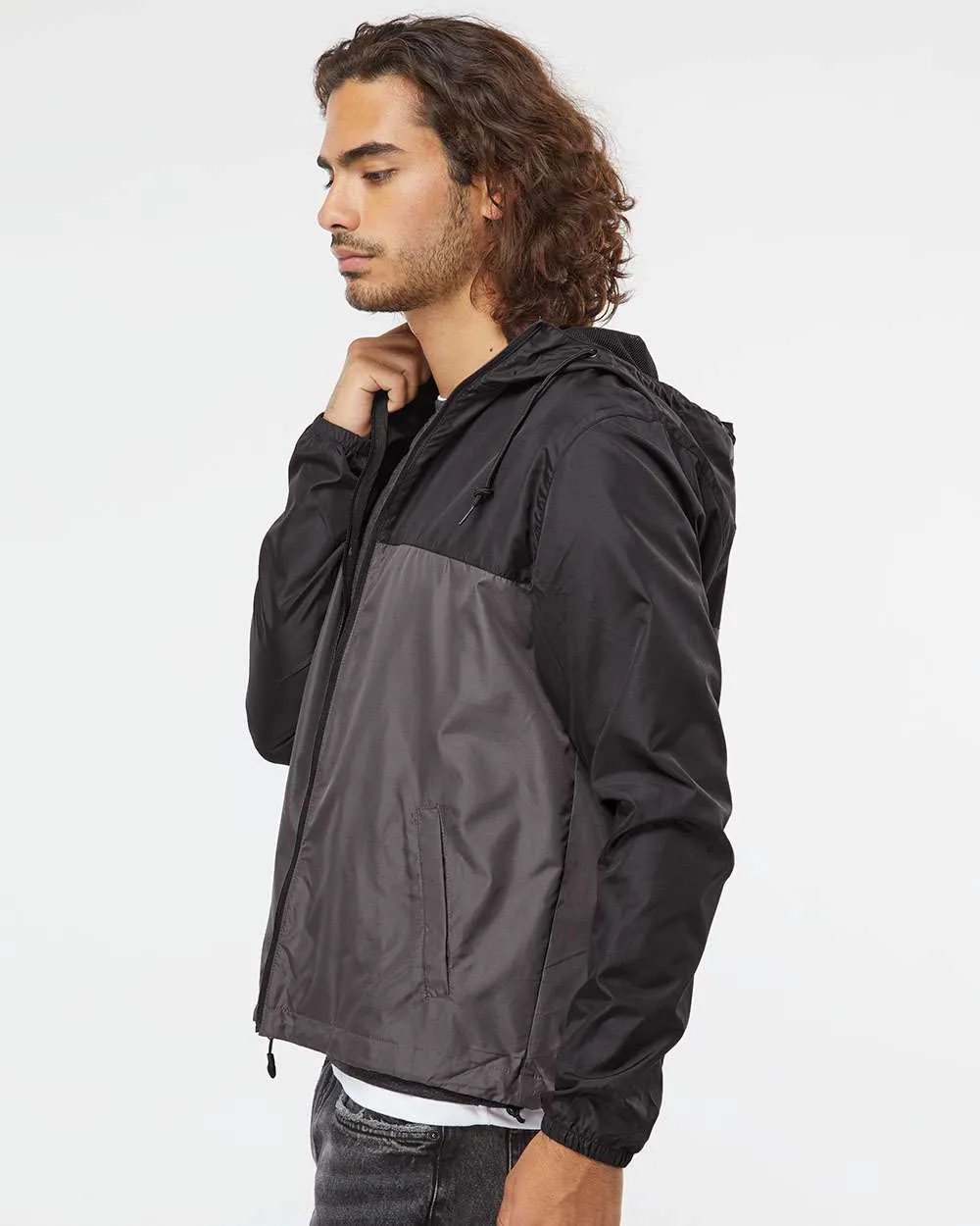 Independent Trading Co. Water-Resistant Lightweight Windbreaker