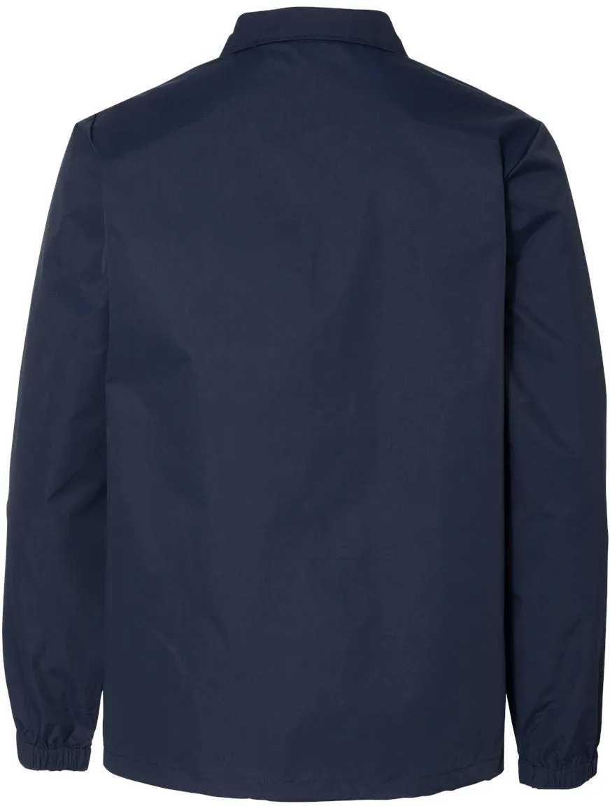 Independent Trading Co. Water-Resistant Windbreaker Coachs Jacket