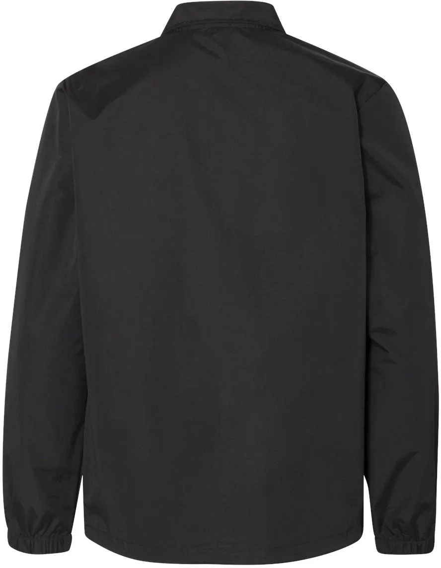 Independent Trading Co. Water-Resistant Windbreaker Coachs Jacket