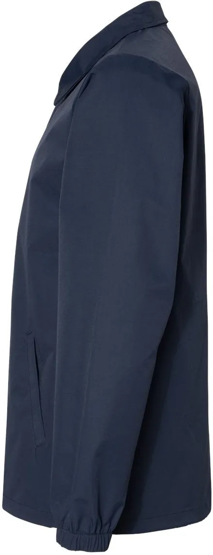 Independent Trading Co. Water-Resistant Windbreaker Coachs Jacket