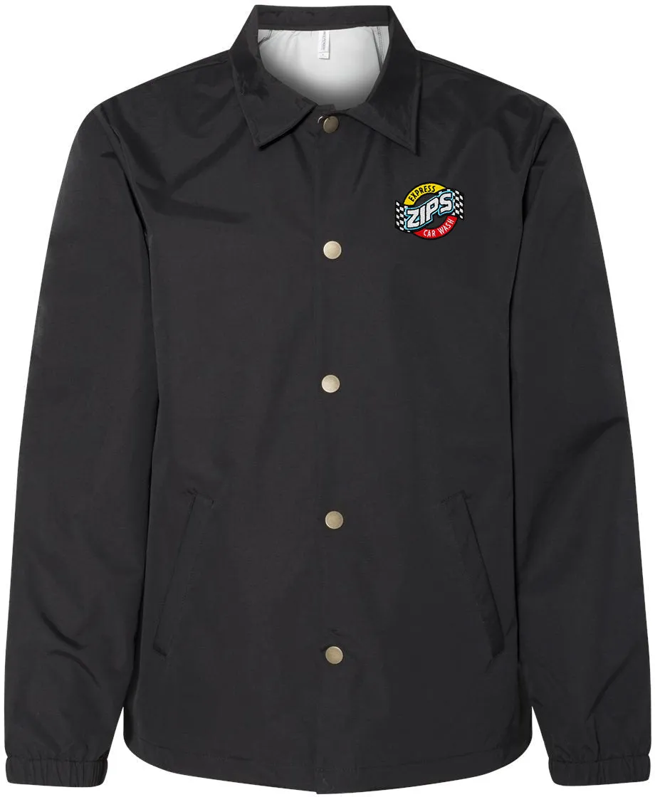 Independent Trading Co. Water-Resistant Windbreaker Coachs Jacket