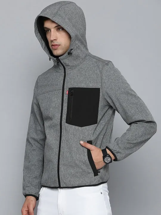 Men's Solid Hooded Tailored Jacket LEVI'S