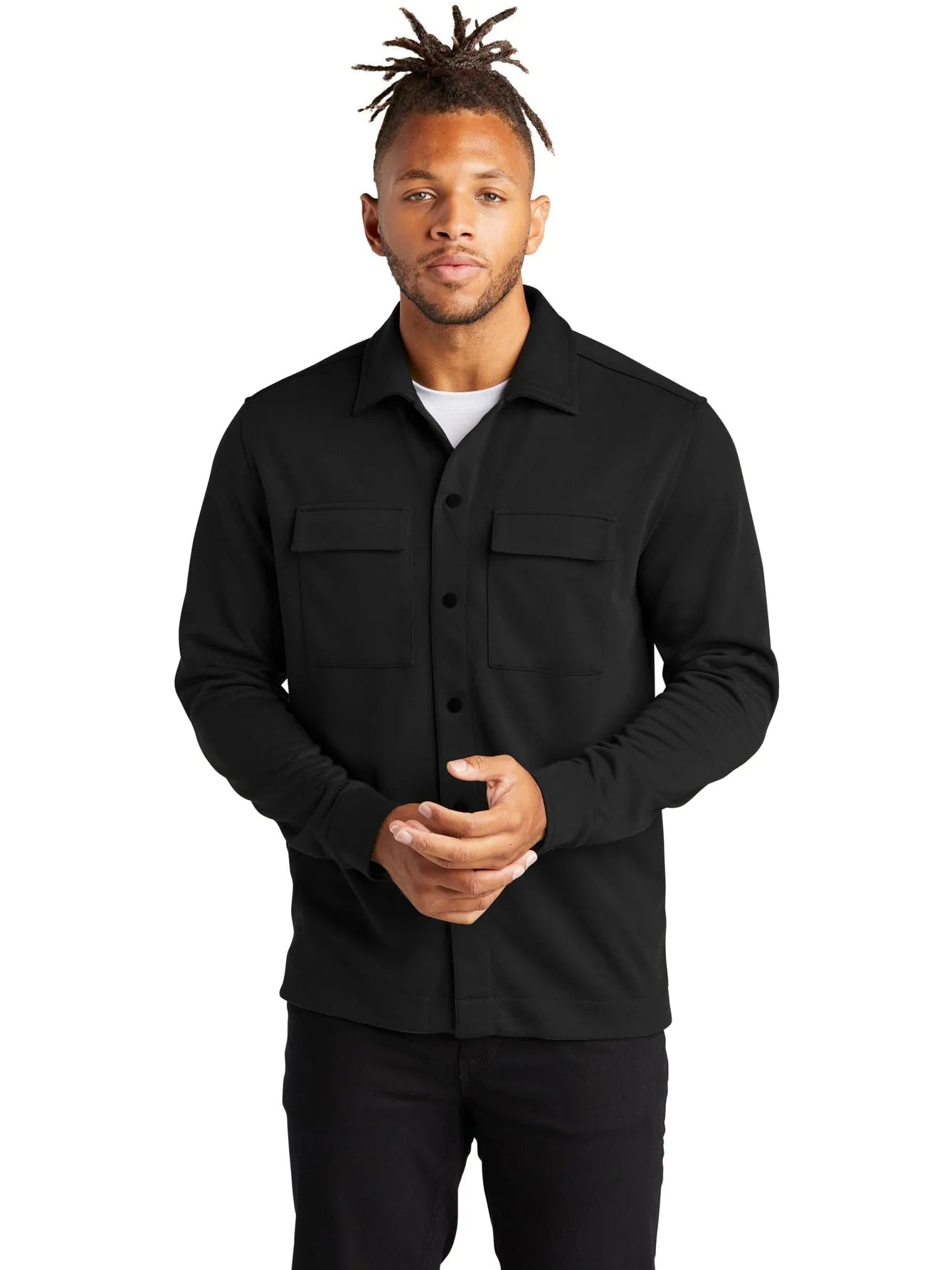 Mercer Mettle Double-Knit Snap Front Jacket