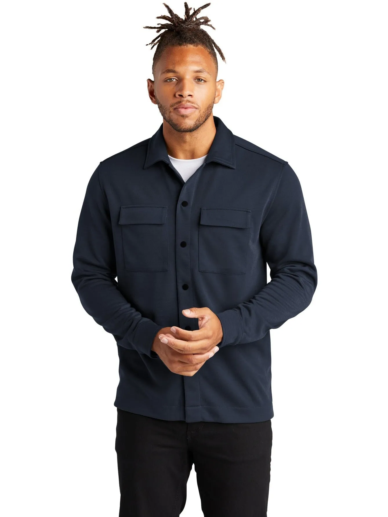 Mercer Mettle Double-Knit Snap Front Jacket