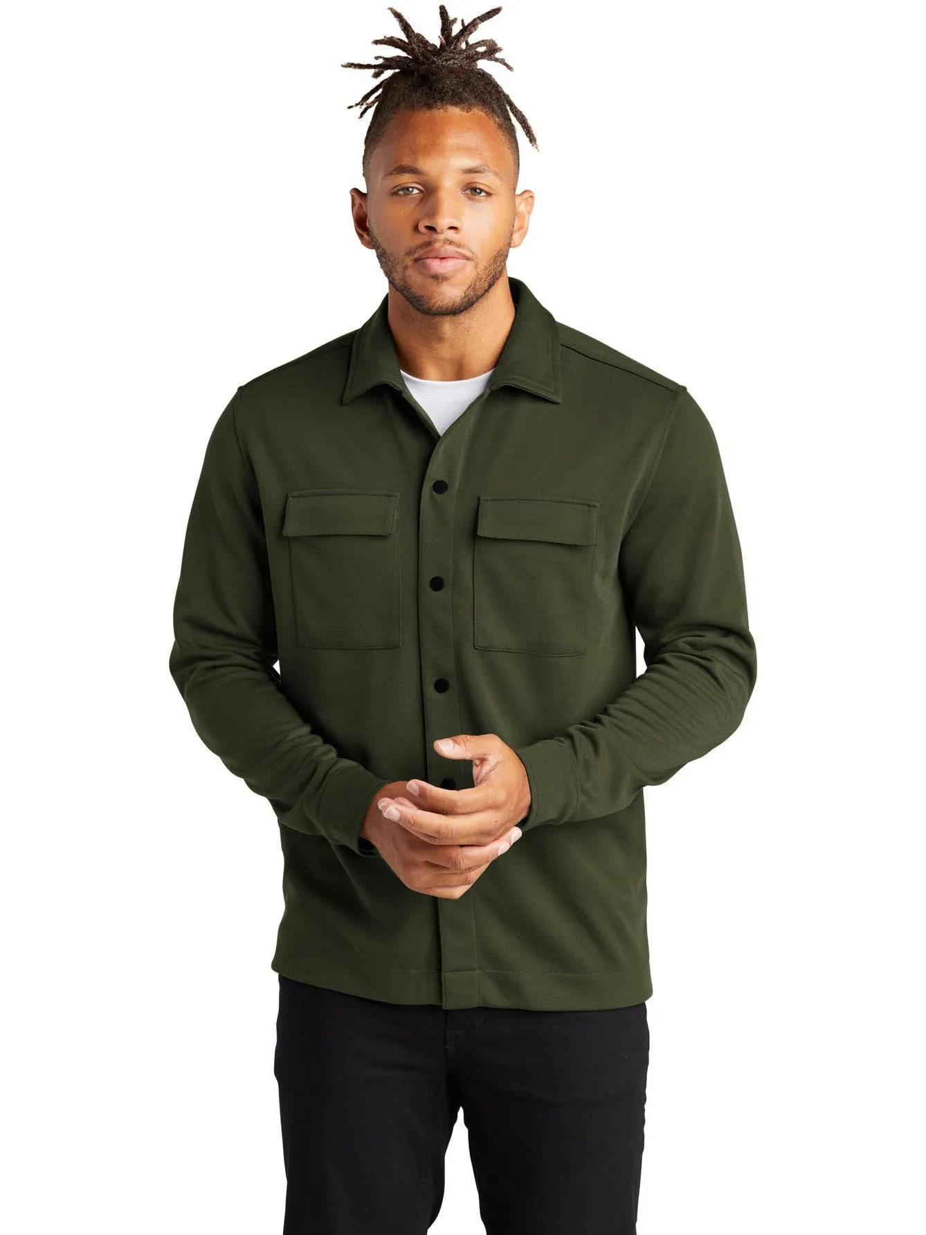 Mercer Mettle Double-Knit Snap Front Jacket