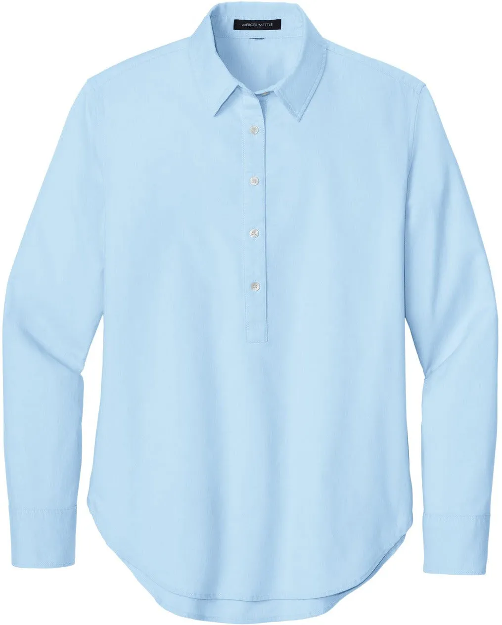 Mercer Mettle Ladies Long Sleeve Modern Oxford Shirt