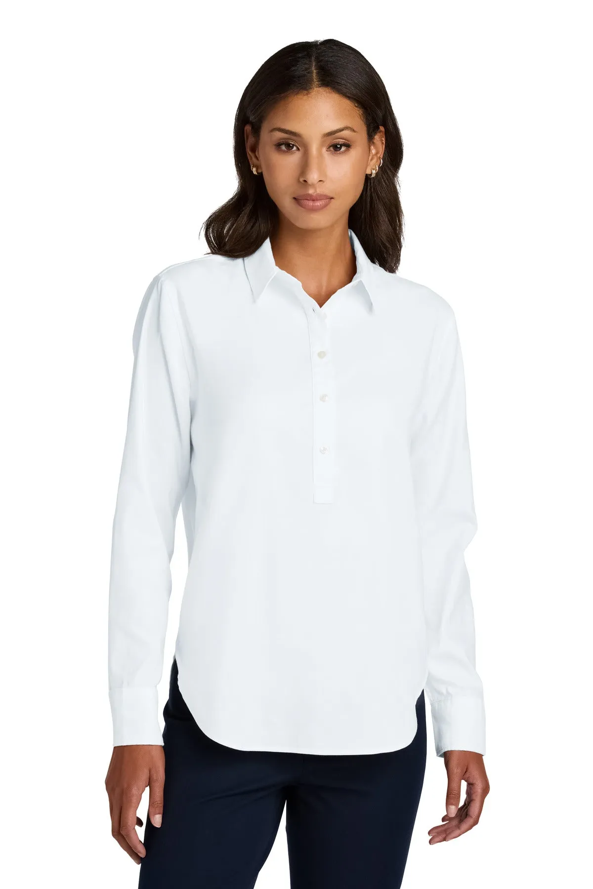Mercer Mettle Ladies Long Sleeve Modern Oxford Shirt