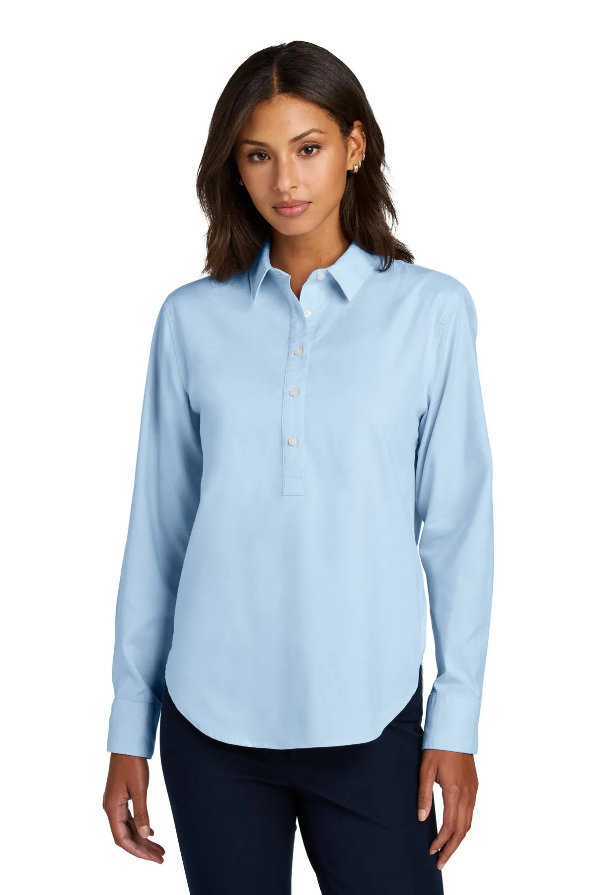 Mercer Mettle Ladies Long Sleeve Modern Oxford Shirt