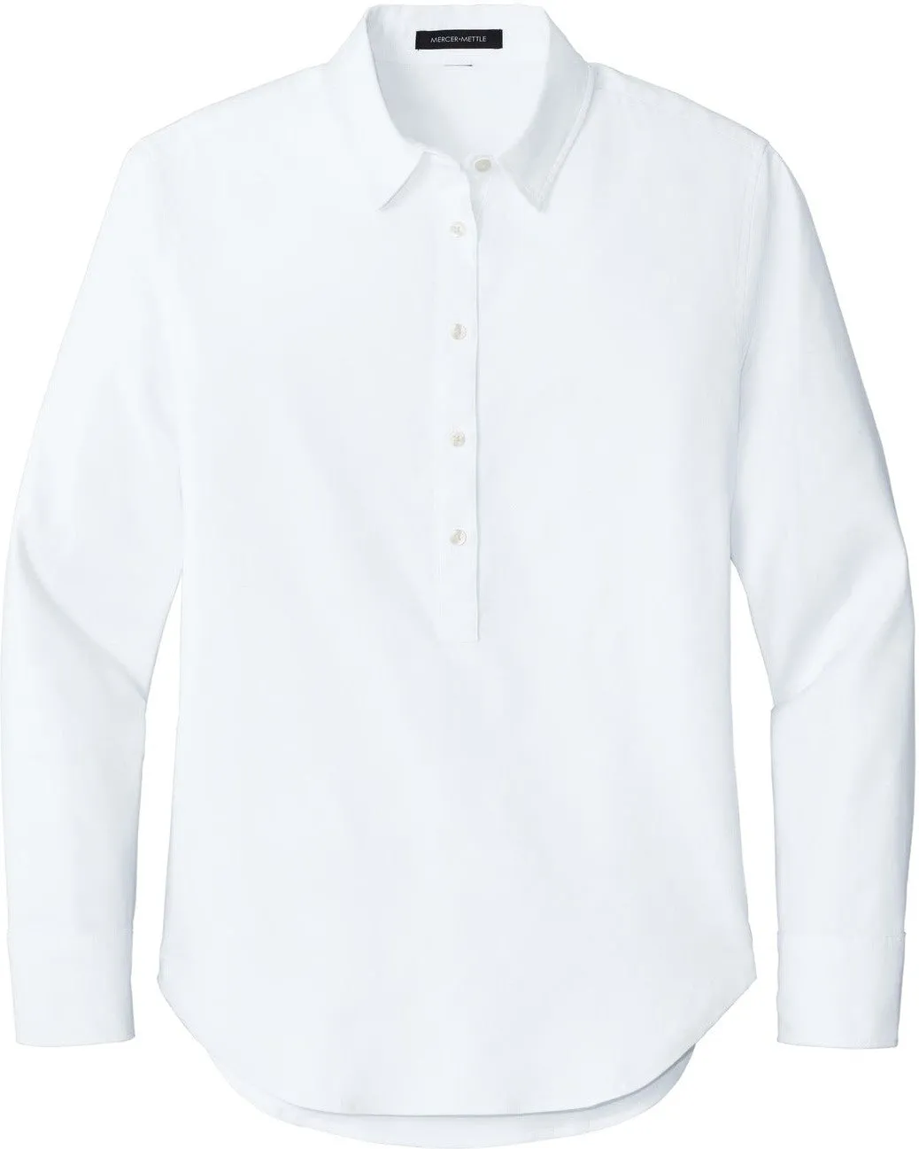 Mercer Mettle Ladies Long Sleeve Modern Oxford Shirt