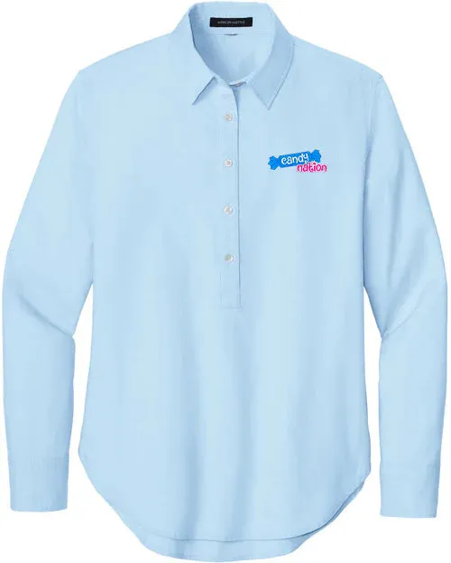 Mercer Mettle Ladies Long Sleeve Modern Oxford Shirt