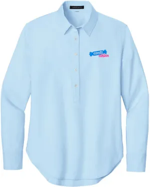 Mercer Mettle Ladies Long Sleeve Modern Oxford Shirt