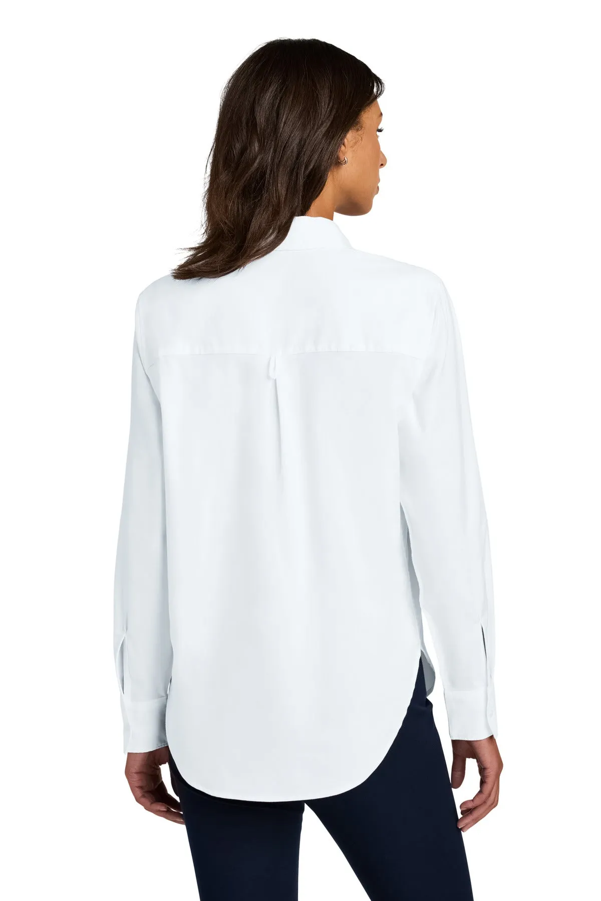 Mercer Mettle Ladies Long Sleeve Modern Oxford Shirt