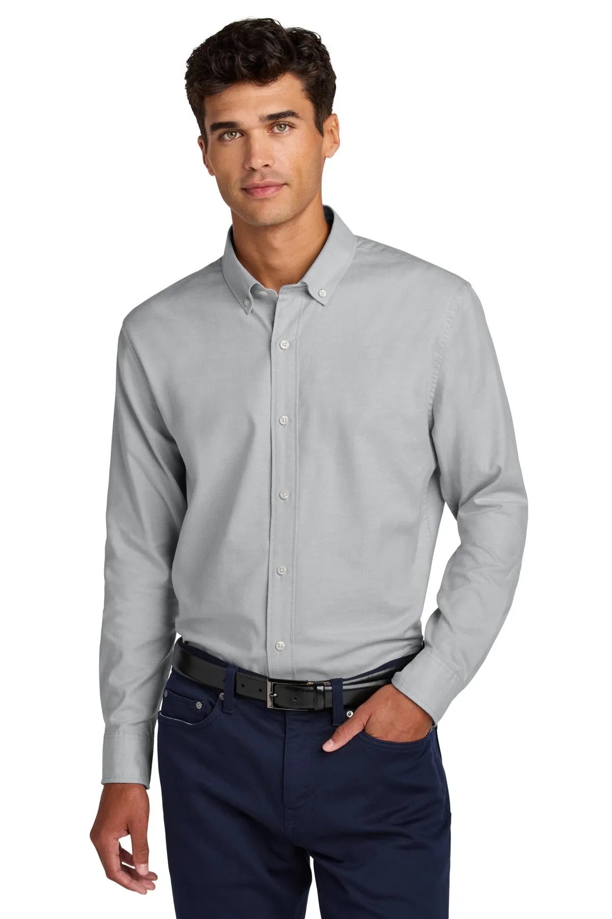 Mercer Mettle Long Sleeve Modern Oxford Shirt