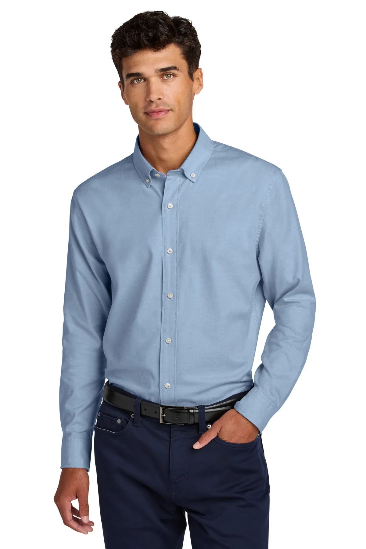 Mercer Mettle Long Sleeve Modern Oxford Shirt