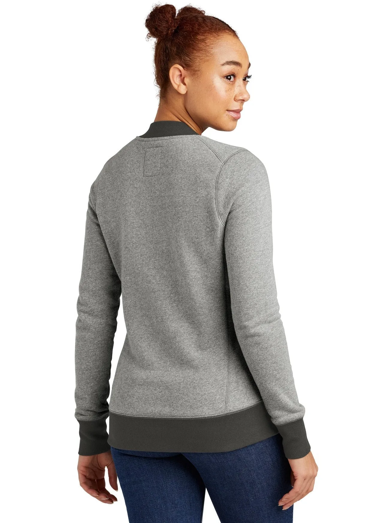 New Era Ladies French Terry Baseball Full-Zip