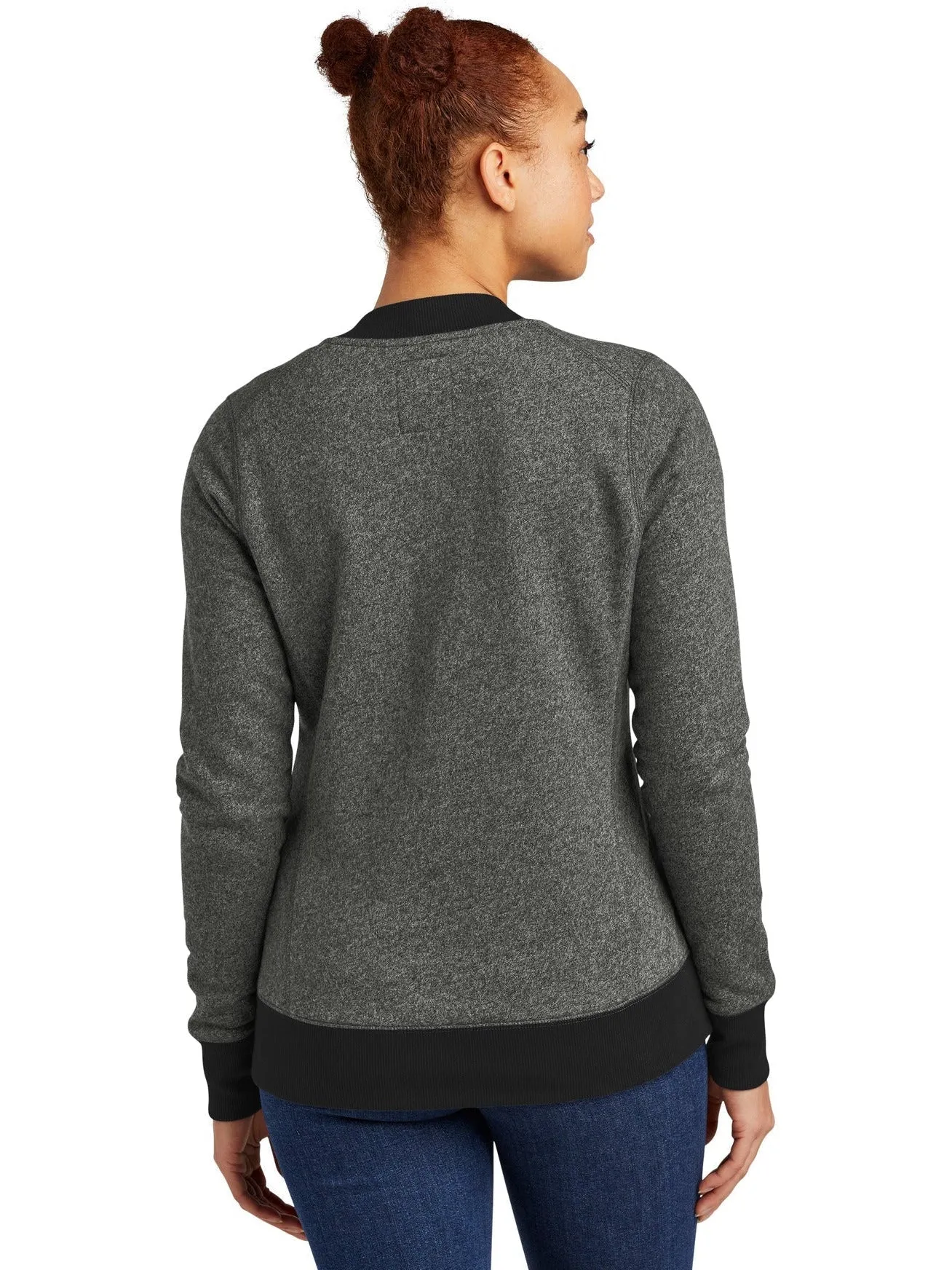 New Era Ladies French Terry Baseball Full-Zip
