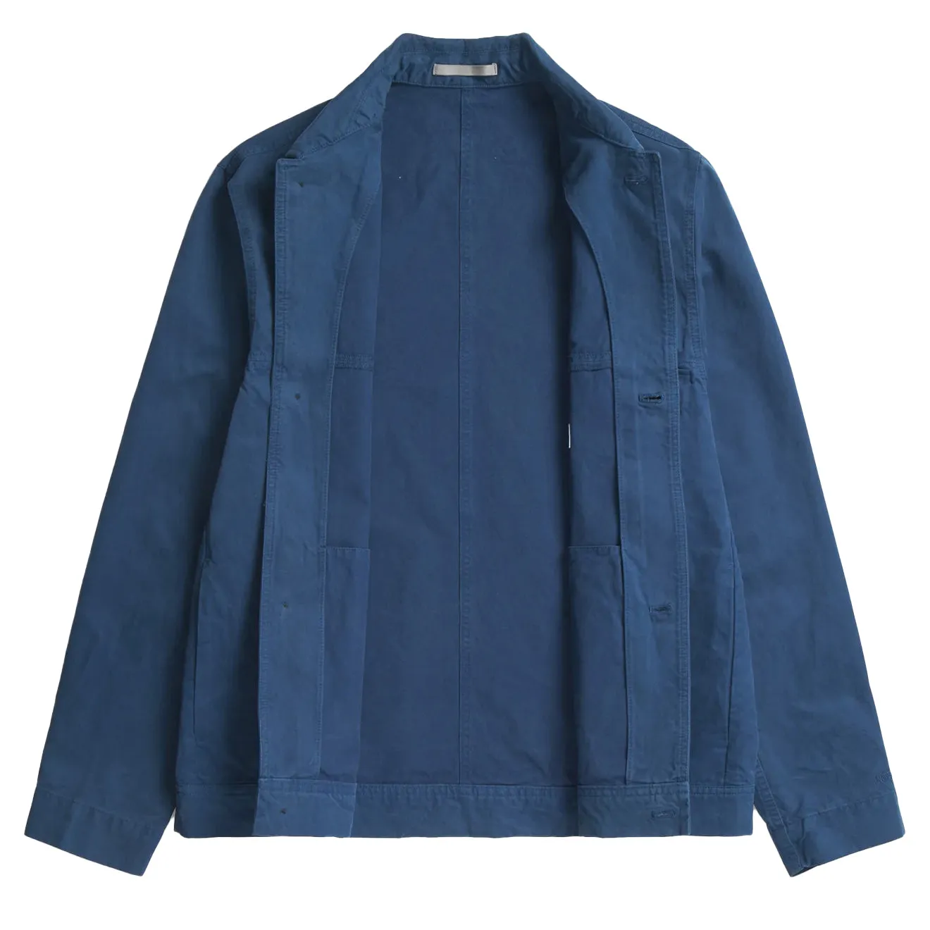 Norse Projects Marcus Canvas Overshirt Workwear Blue