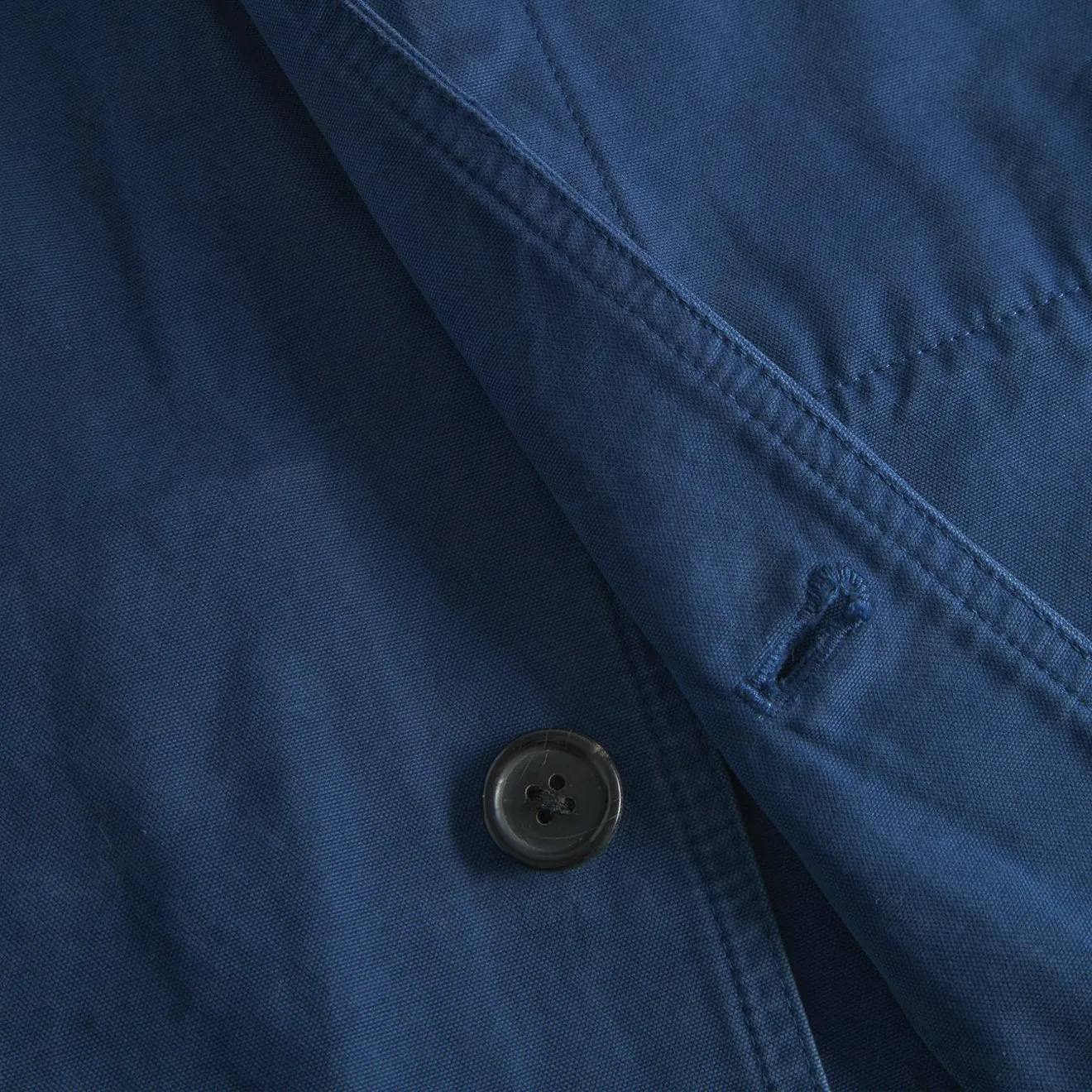 Norse Projects Marcus Canvas Overshirt Workwear Blue