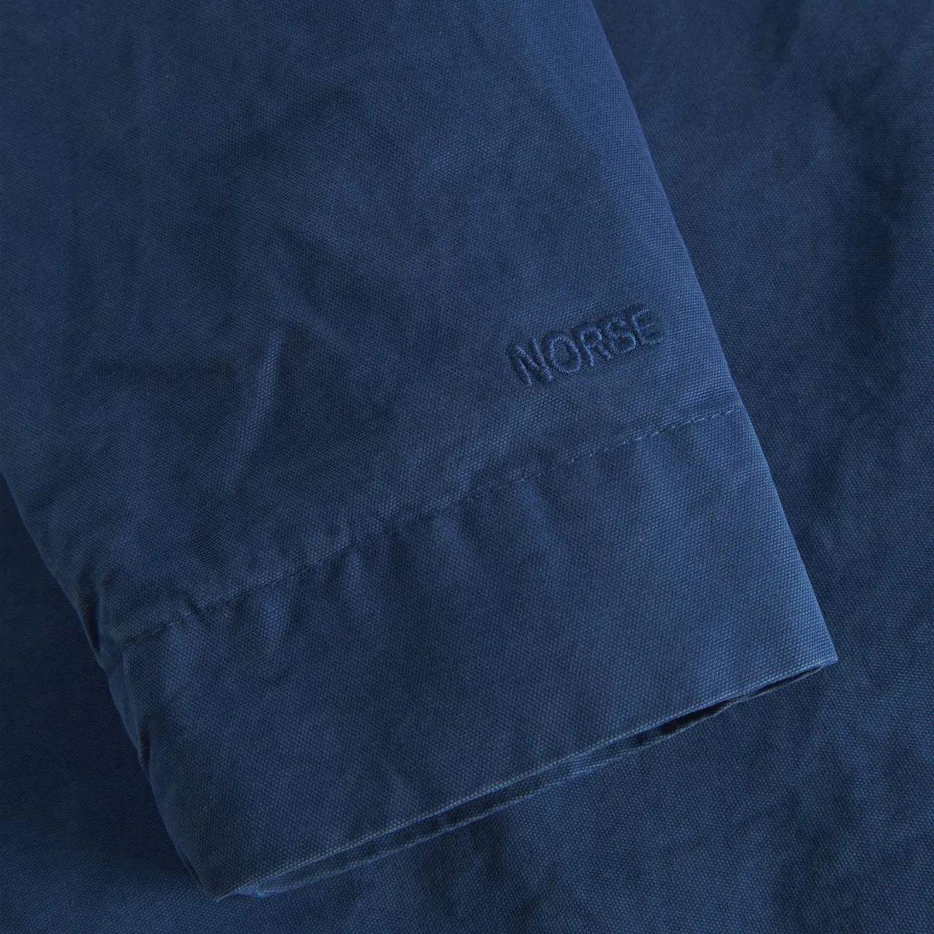 Norse Projects Marcus Canvas Overshirt Workwear Blue