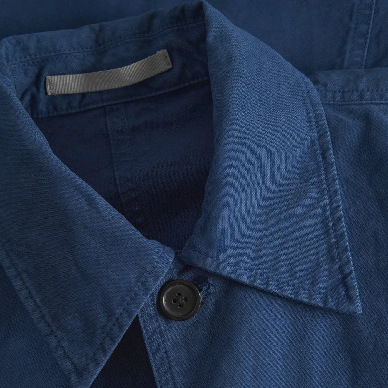 Norse Projects Marcus Canvas Overshirt Workwear Blue