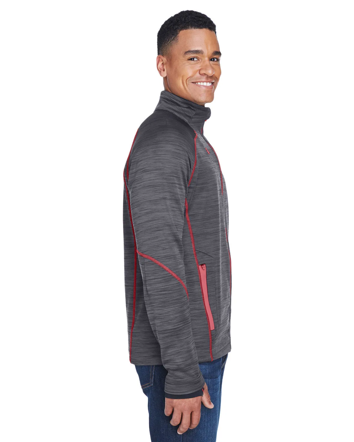 North End Flux Mlange Bonded Fleece Jacket