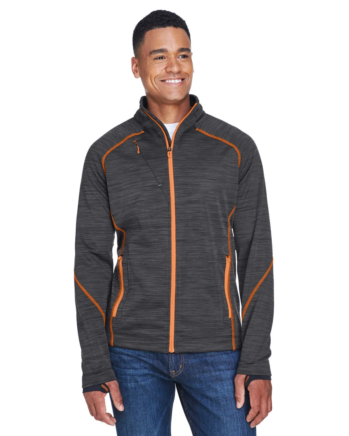 North End Flux Mlange Bonded Fleece Jacket