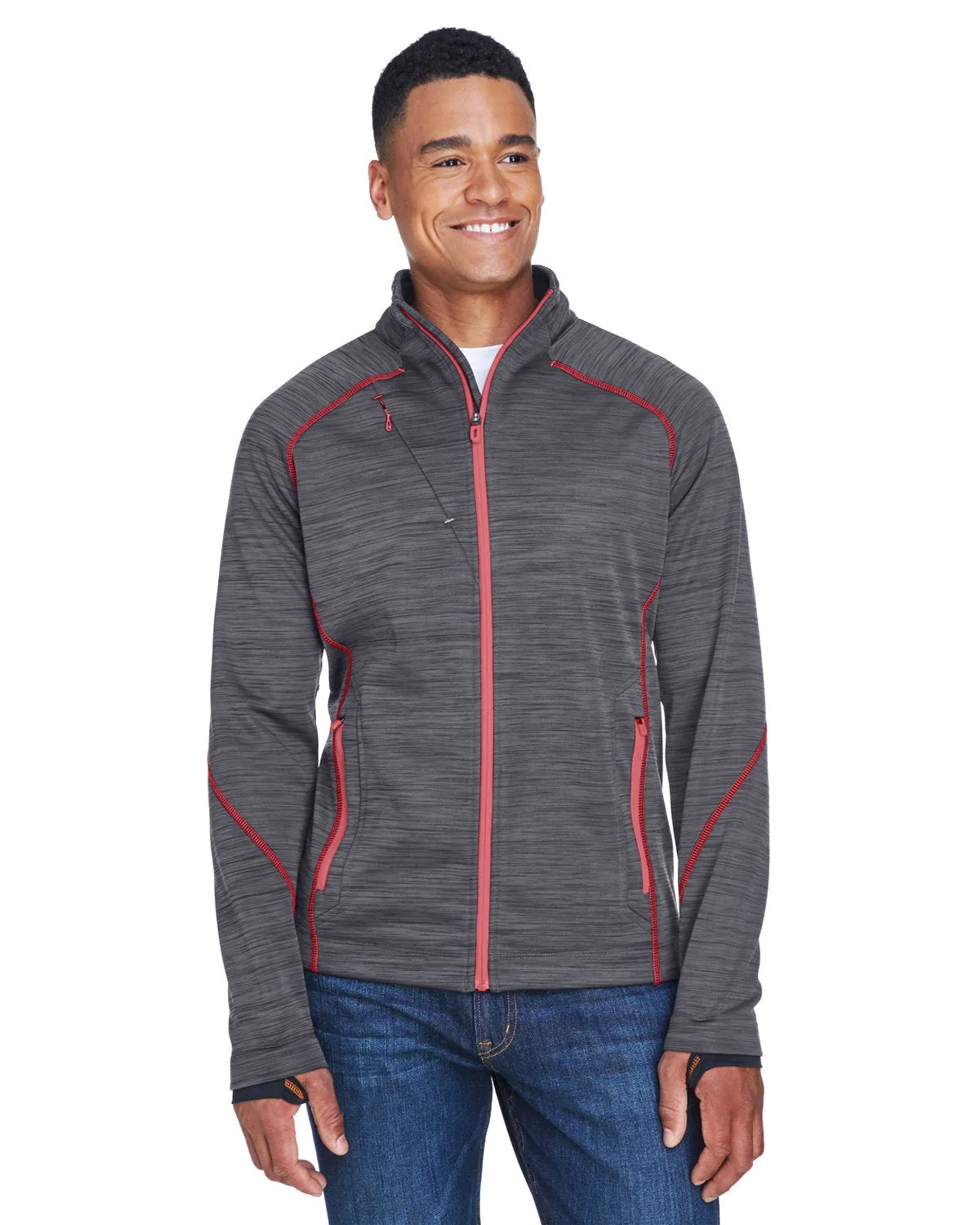 North End Flux Mlange Bonded Fleece Jacket