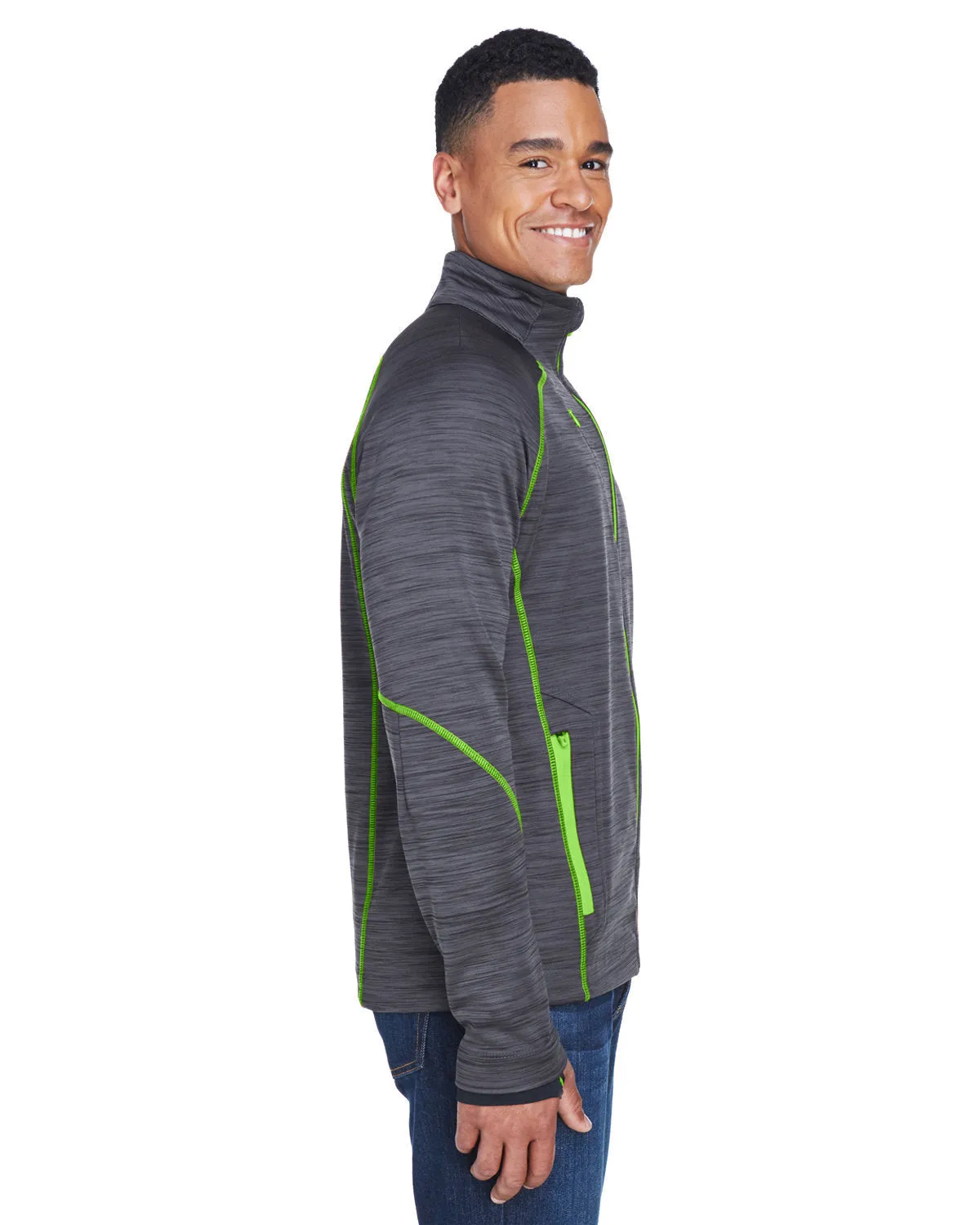 North End Flux Mlange Bonded Fleece Jacket