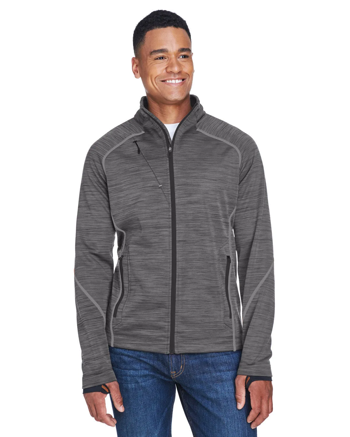 North End Flux Mlange Bonded Fleece Jacket