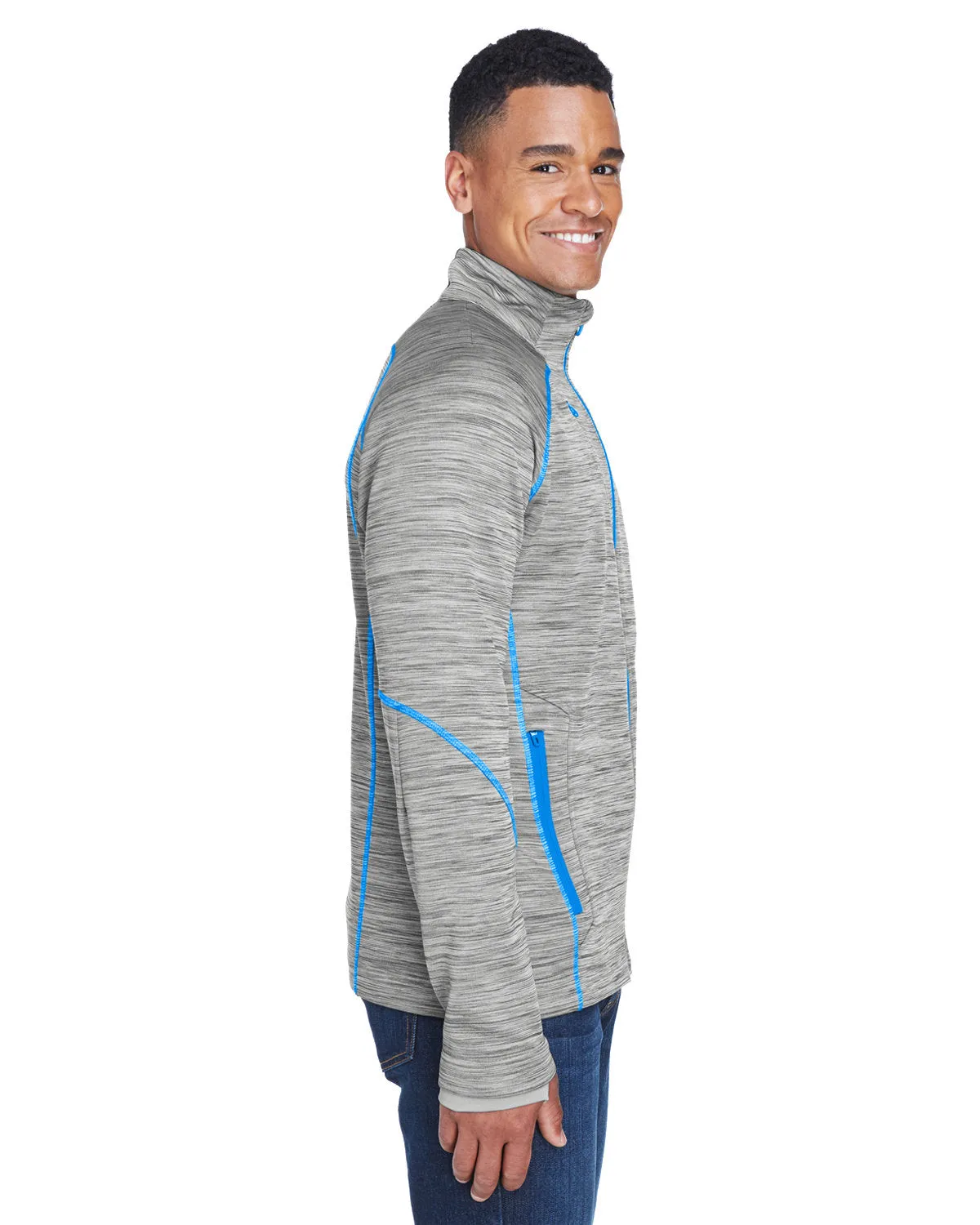 North End Flux Mlange Bonded Fleece Jacket