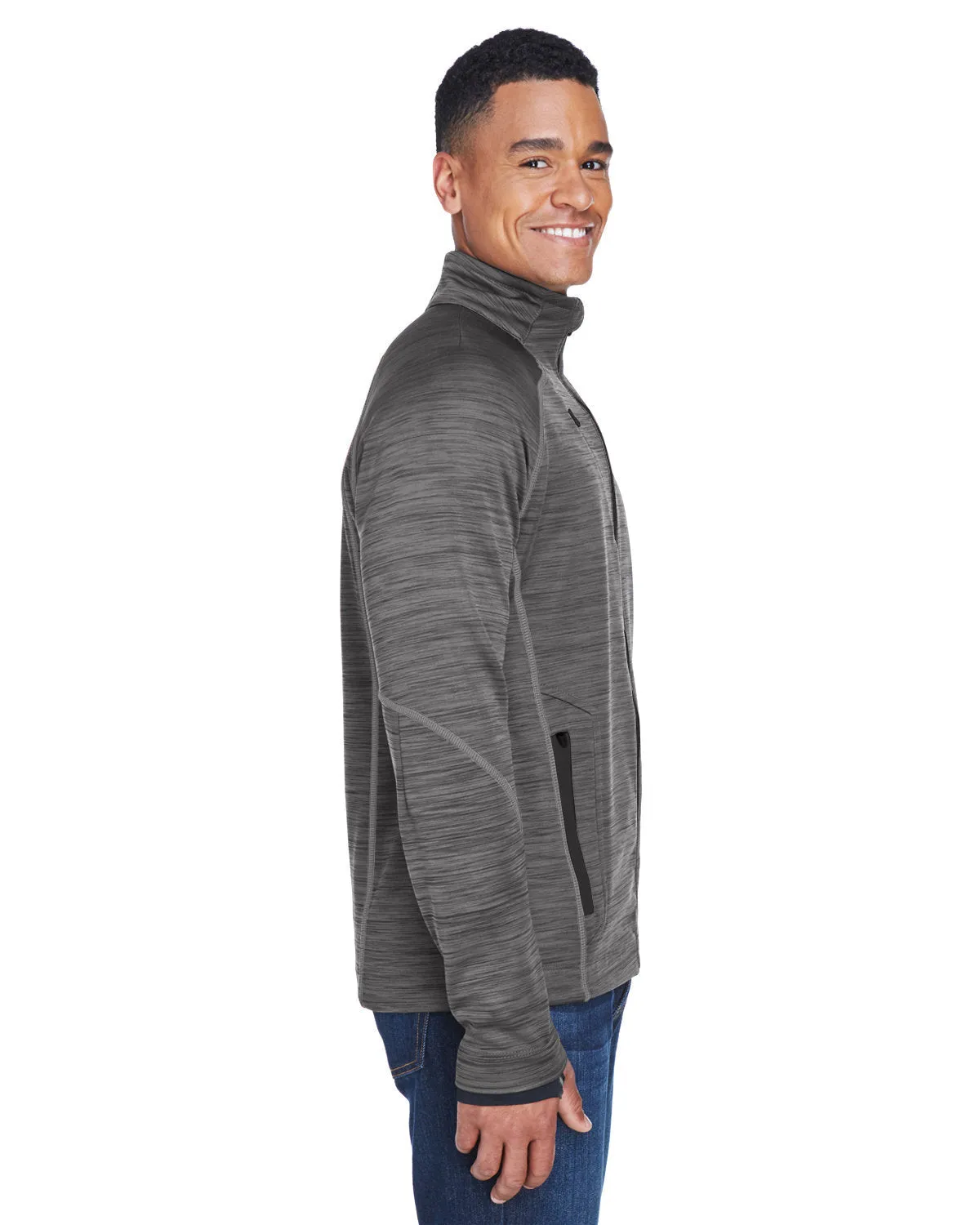 North End Flux Mlange Bonded Fleece Jacket