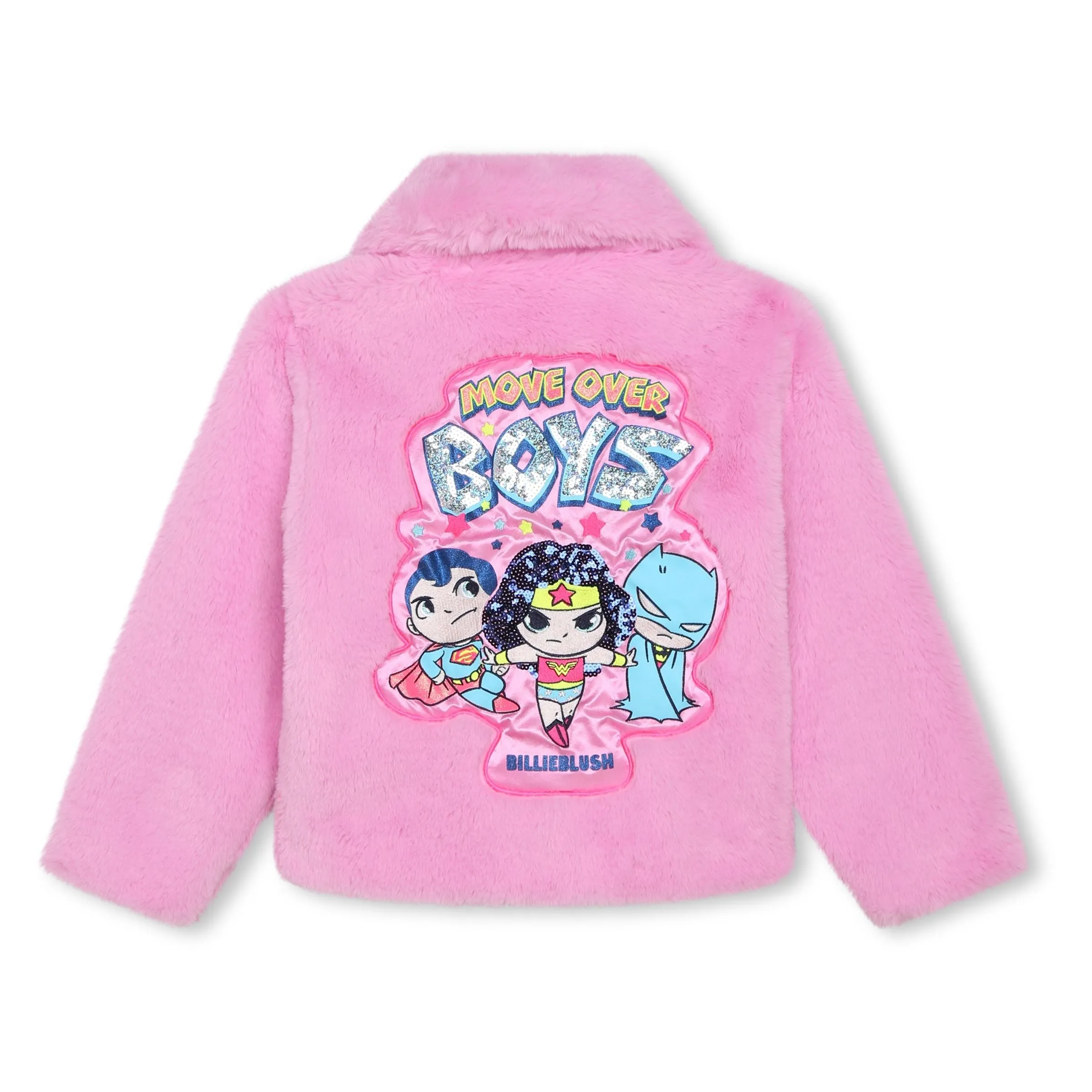 Pink Hero Fuzzy Coat