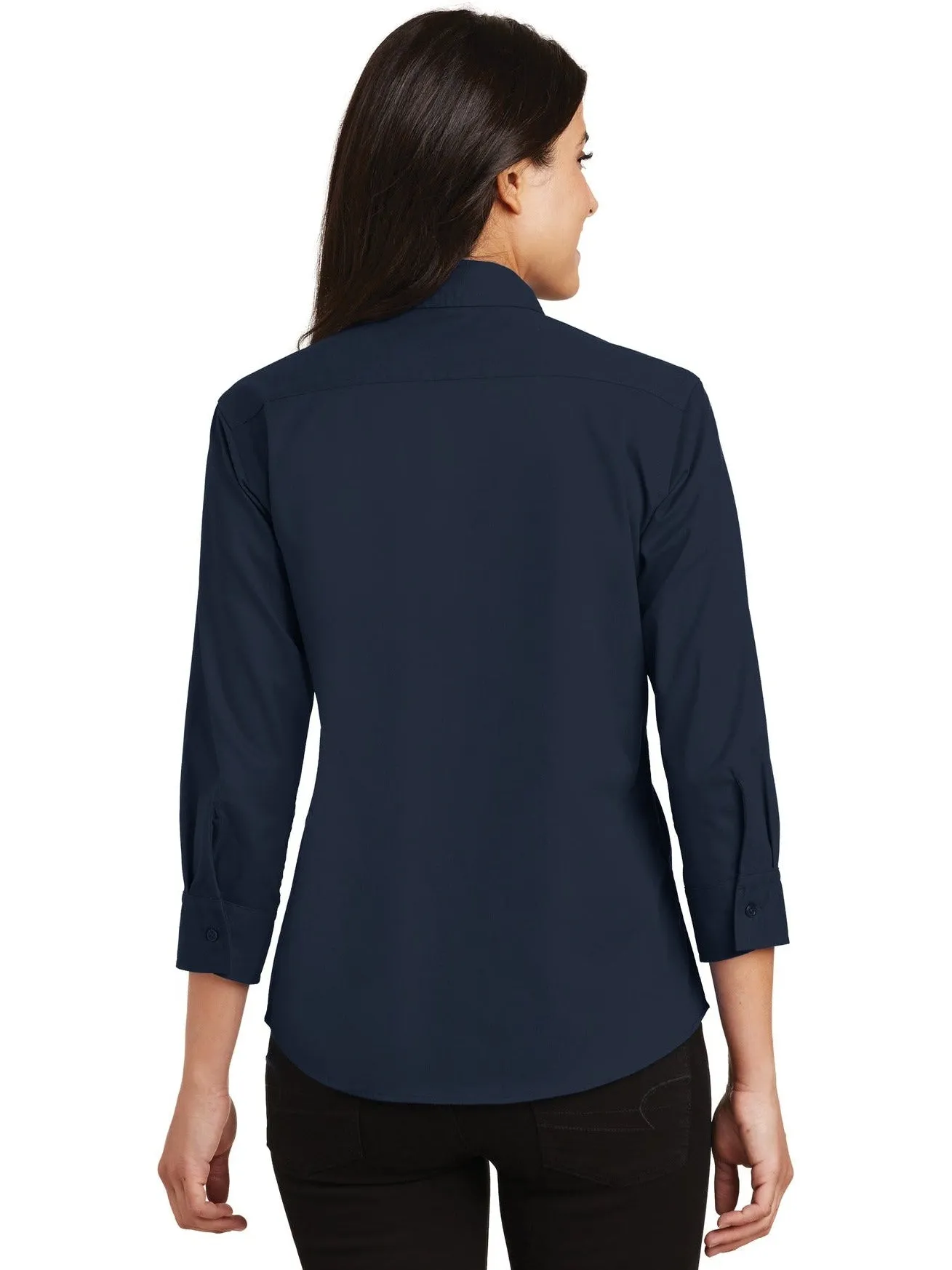 Port Authority Ladies 3/4-Sleeve Easy Care