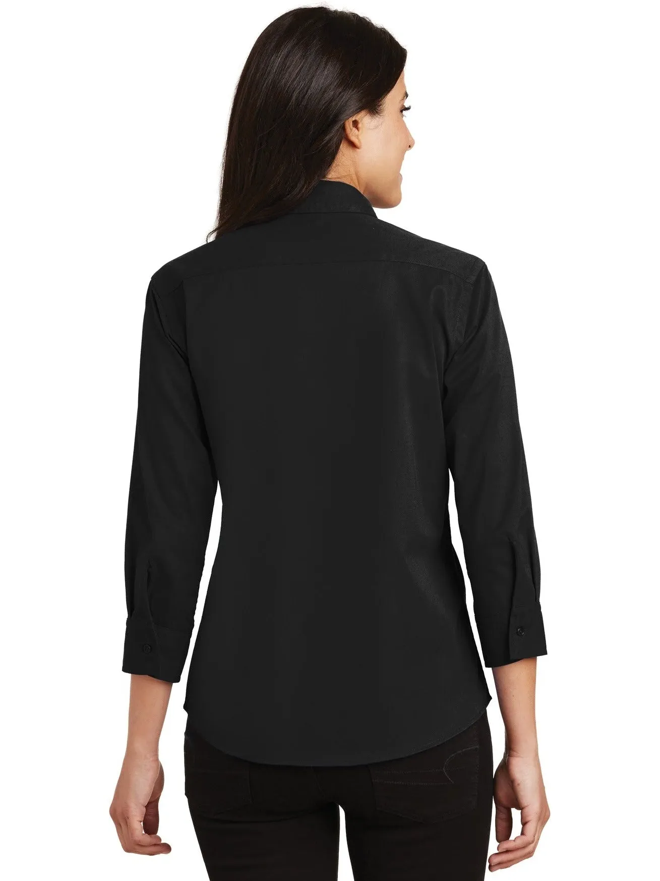 Port Authority Ladies 3/4-Sleeve Easy Care