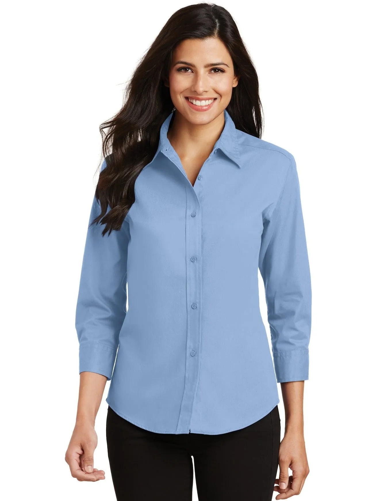 Port Authority Ladies 3/4-Sleeve Easy Care