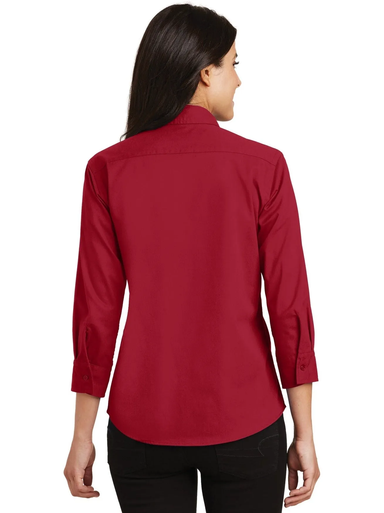 Port Authority Ladies 3/4-Sleeve Easy Care