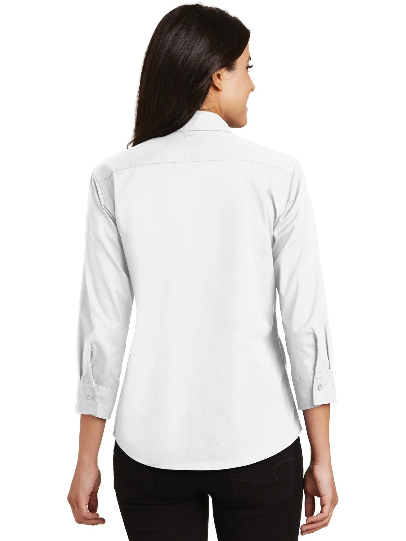 Port Authority Ladies 3/4-Sleeve Easy Care