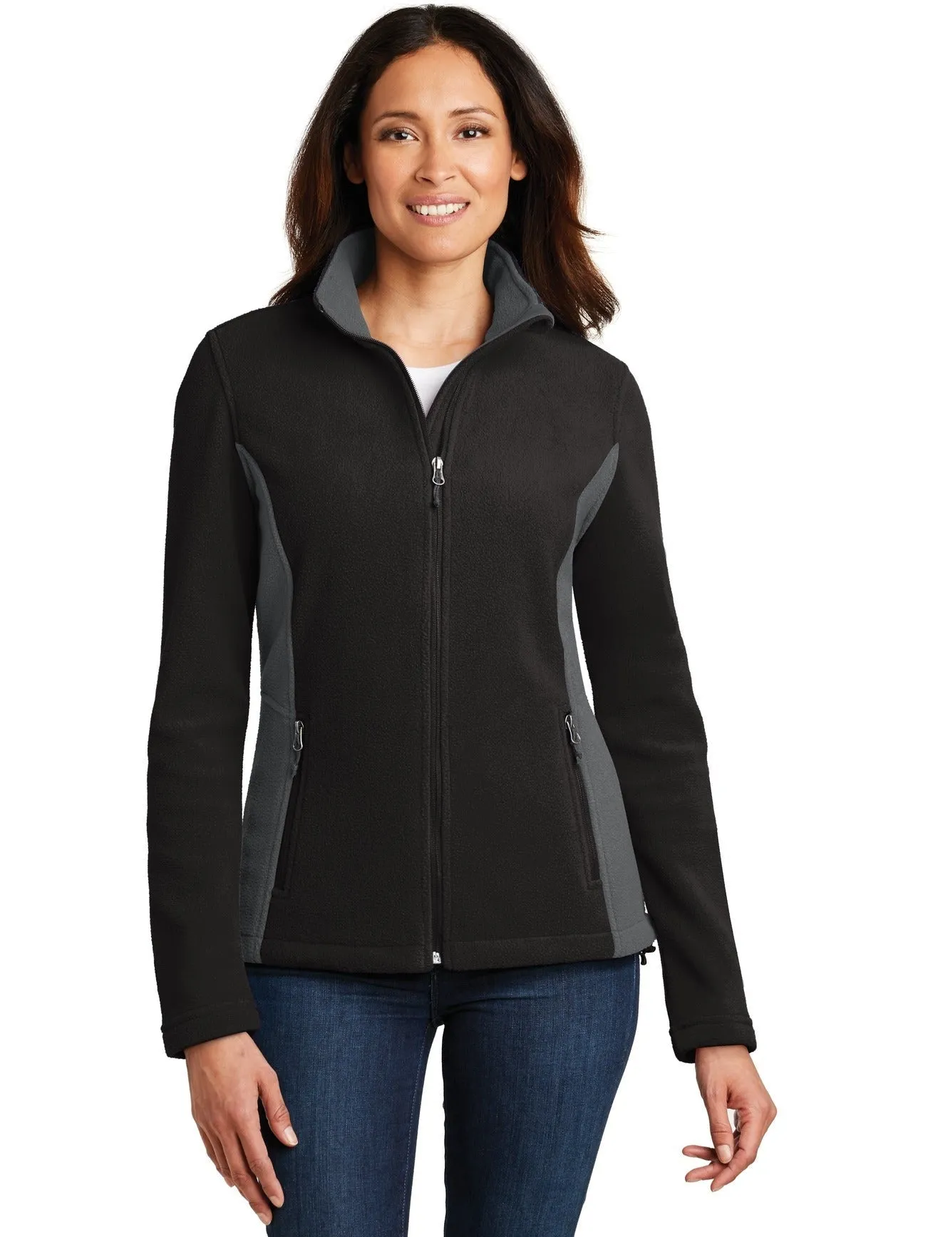 Port Authority Ladies Colorblock Value Fleece Jacket