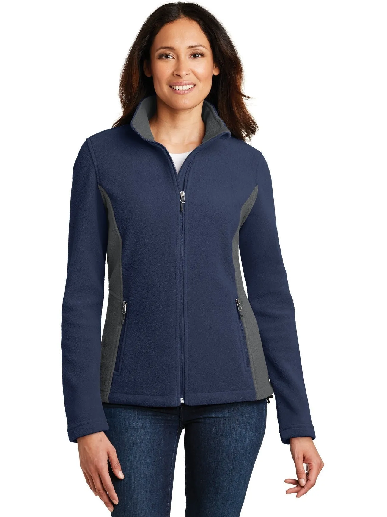 Port Authority Ladies Colorblock Value Fleece Jacket
