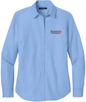 Port Authority Ladies Long Sleeve Nailhead Easy Care Shirt