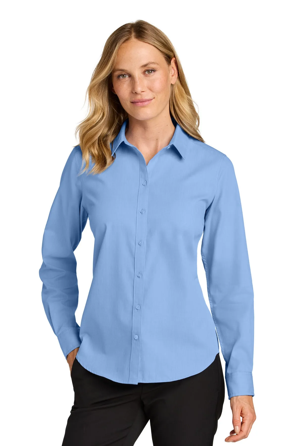 Port Authority Ladies Long Sleeve Nailhead Easy Care Shirt