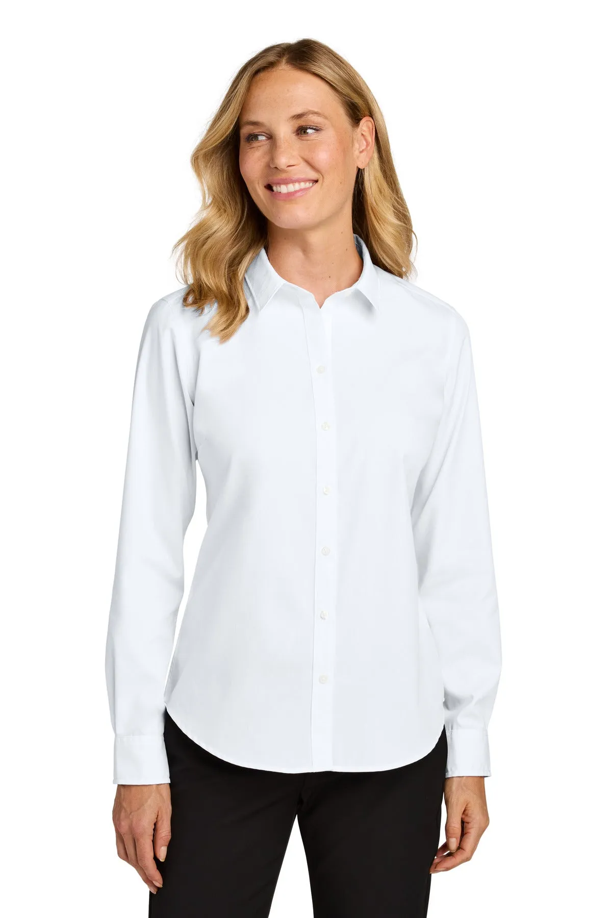 Port Authority Ladies Long Sleeve Nailhead Easy Care Shirt