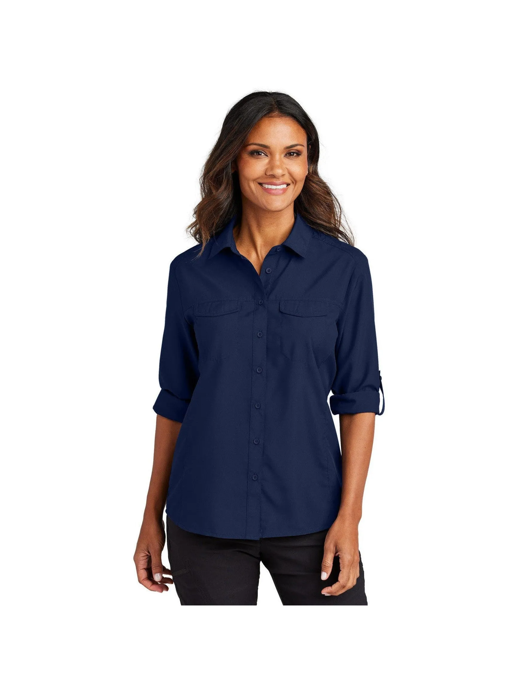 Port Authority Ladies Long Sleeve UV Daybreak Shirt