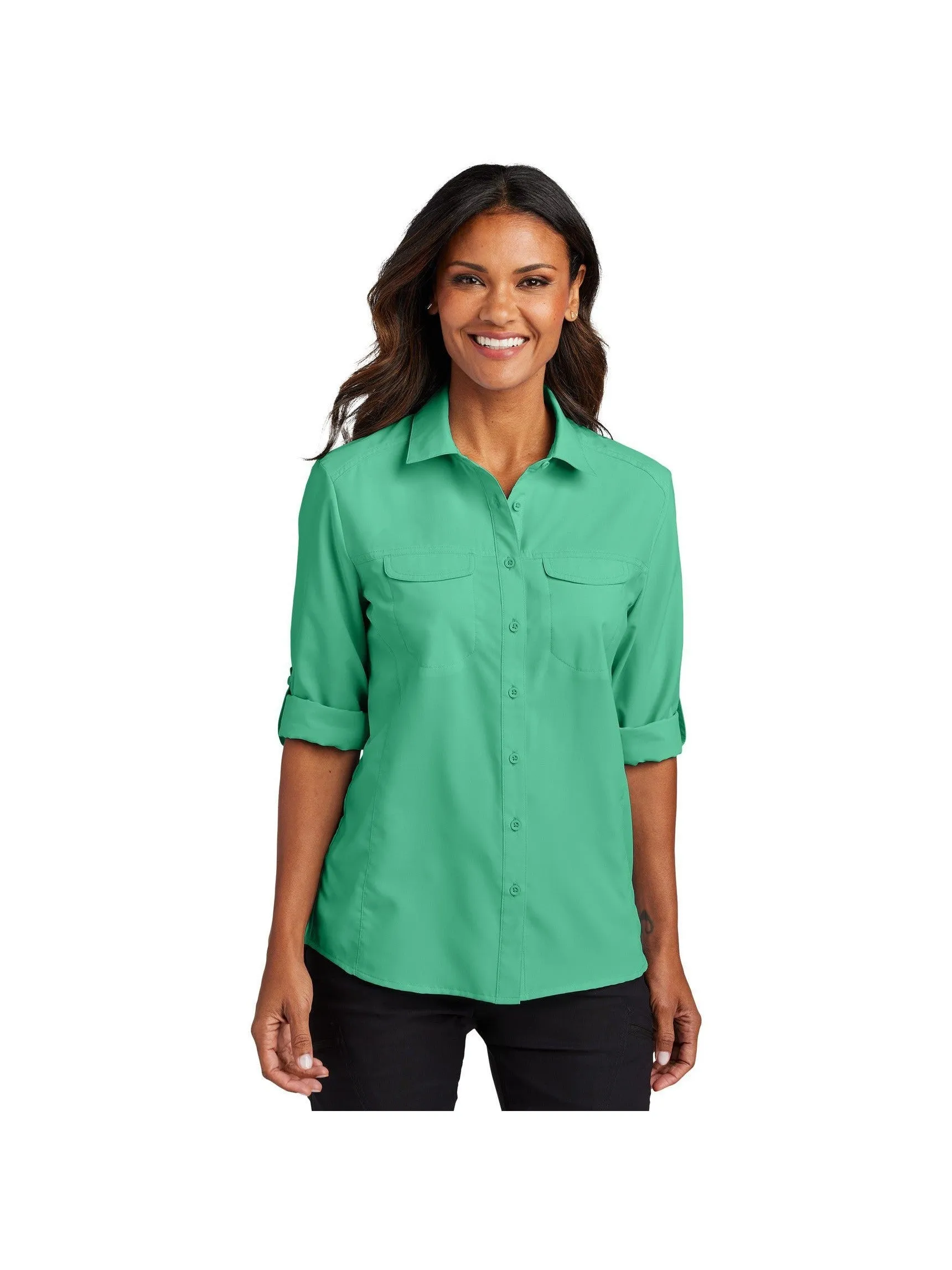 Port Authority Ladies Long Sleeve UV Daybreak Shirt