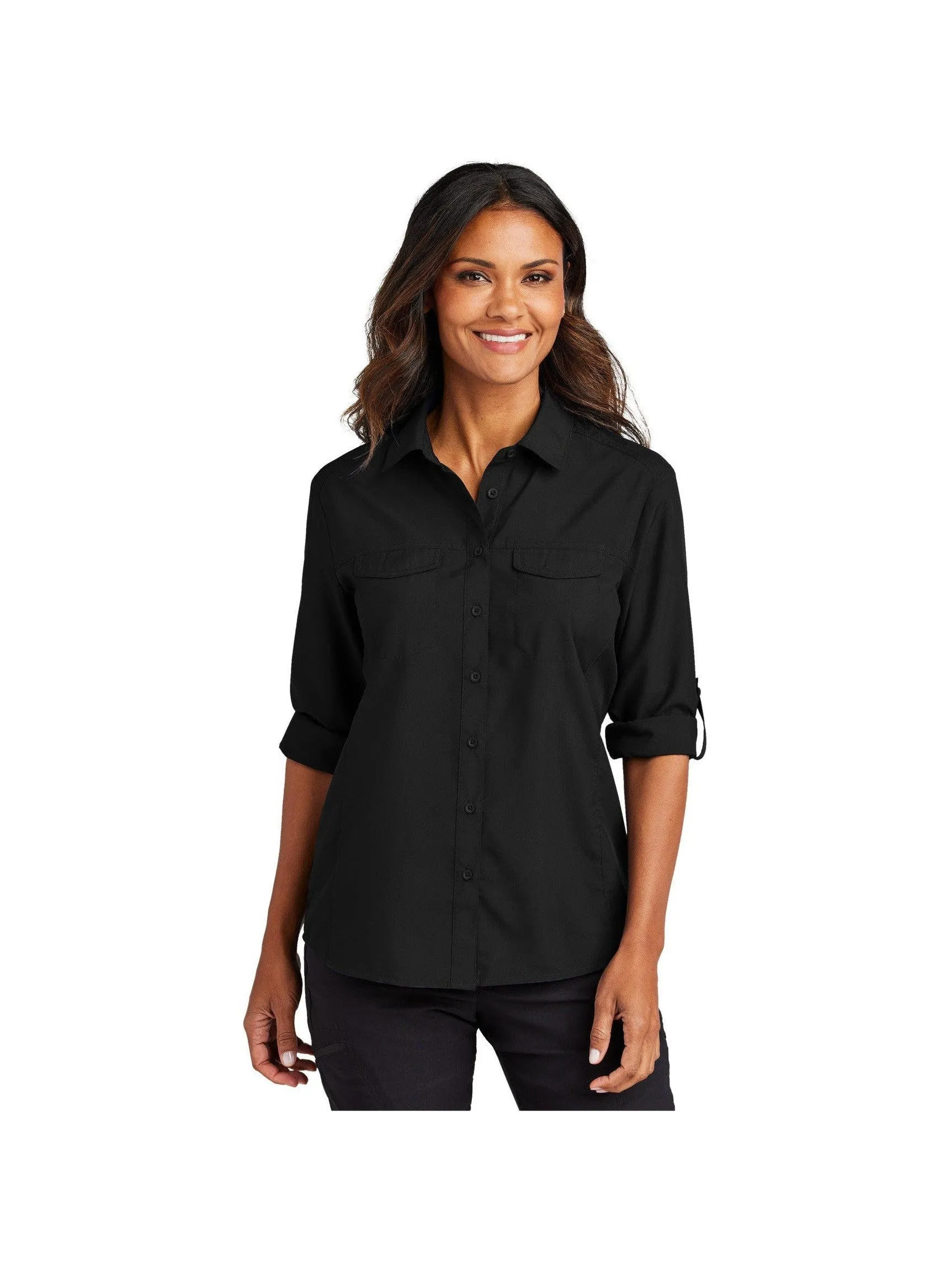 Port Authority Ladies Long Sleeve UV Daybreak Shirt